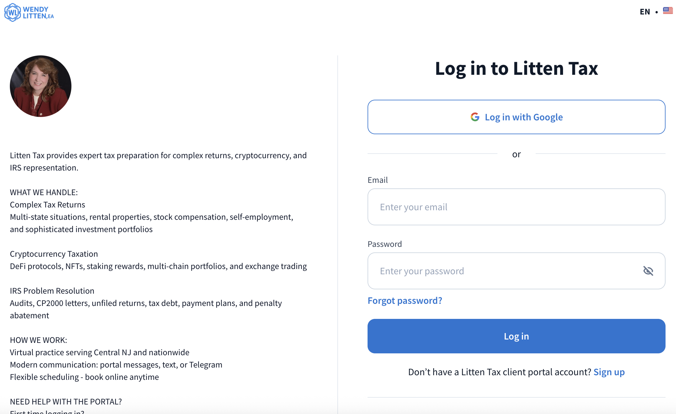 Wendy Litten EA Client Portal